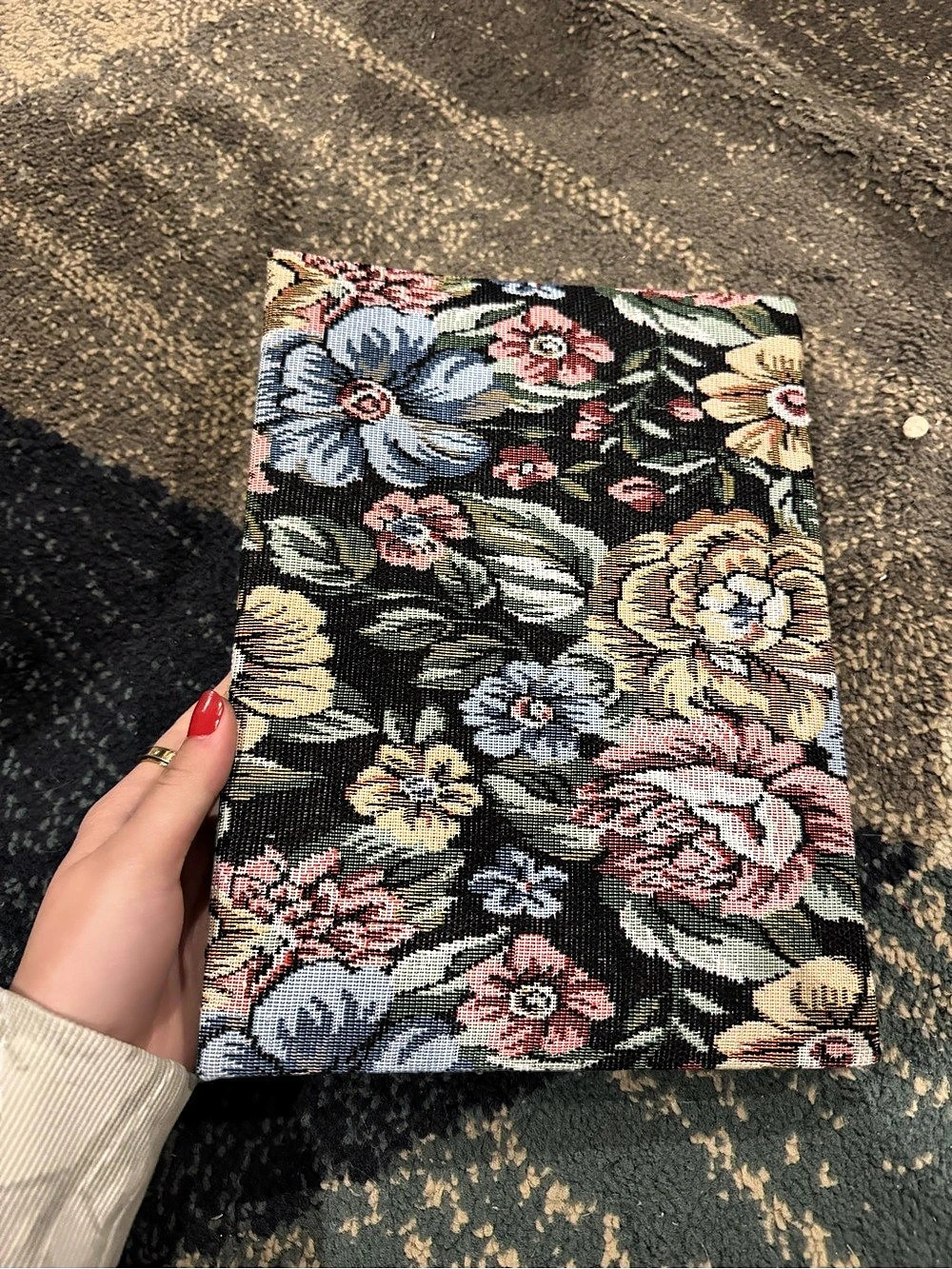 Vintage floral photo album